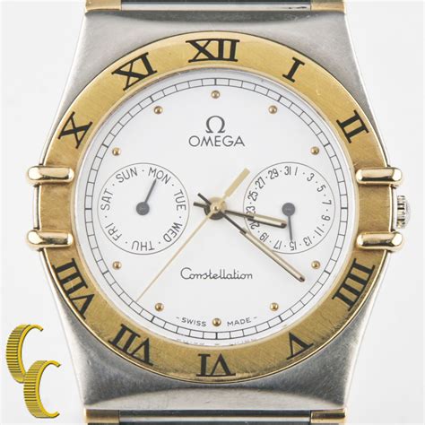 omega constellation men gold|omega constellation men's quartz watch.